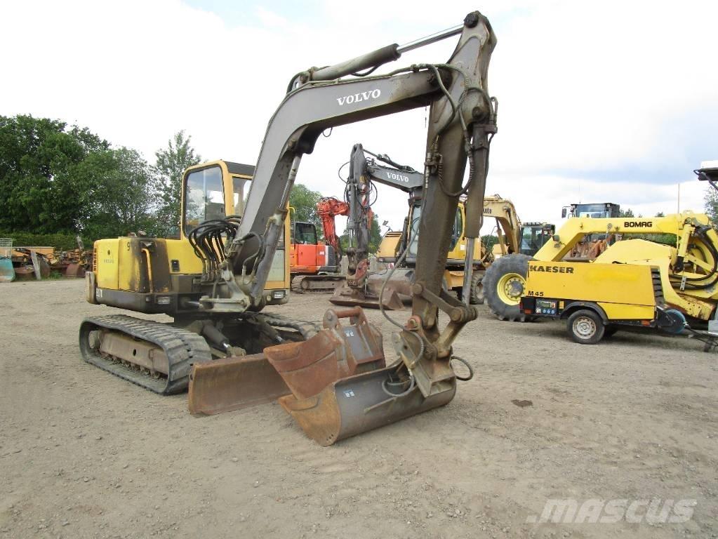 Volvo EC 70  ECR 88 中型挖土機/掘鑿機/挖掘機 7t-12t