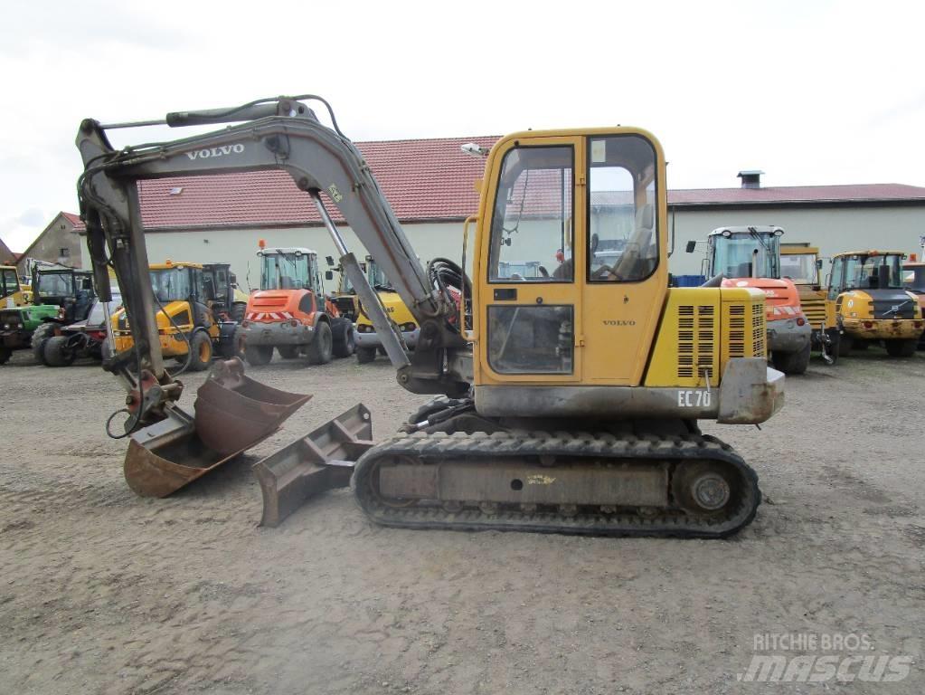 Volvo EC 70  ECR 88 中型挖土機/掘鑿機/挖掘機 7t-12t