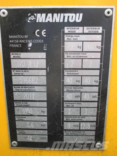 Manitou 170AETJ 曲臂高空作業車