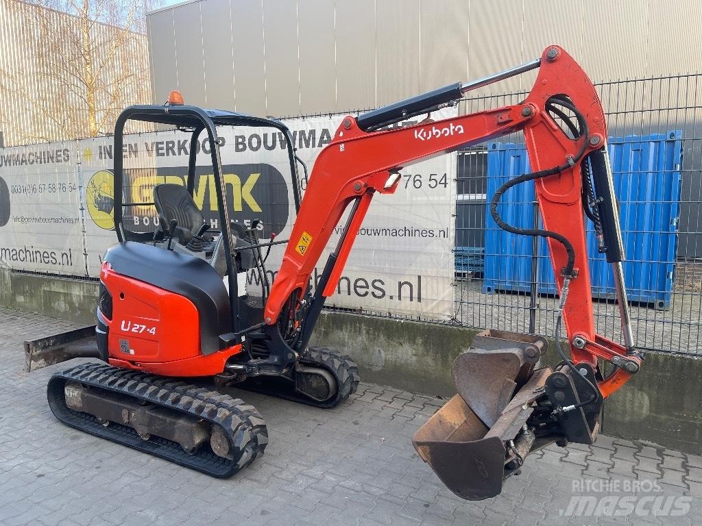 Kubota U 27-4 小型挖土機/掘鑿機<7t(小型挖掘機)