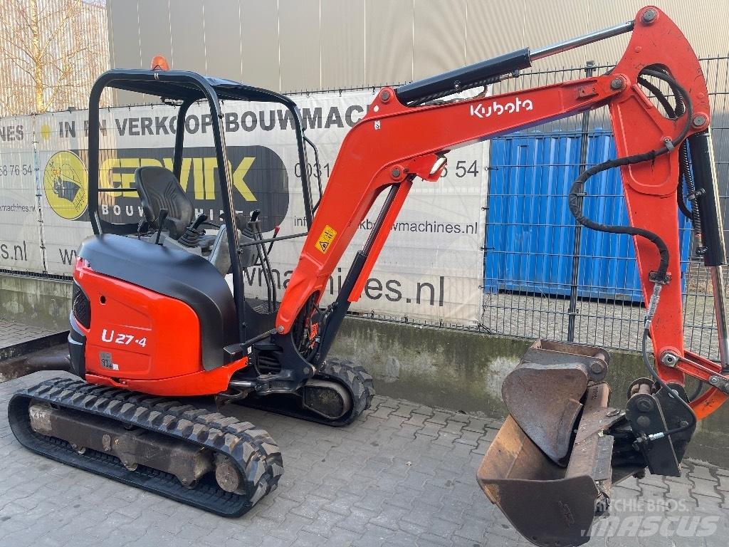 Kubota U 27-4 小型挖土機/掘鑿機<7t(小型挖掘機)