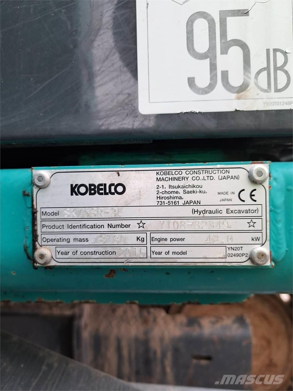 Kobelco SK75SR-3E 小型挖土機/掘鑿機<7t(小型挖掘機)