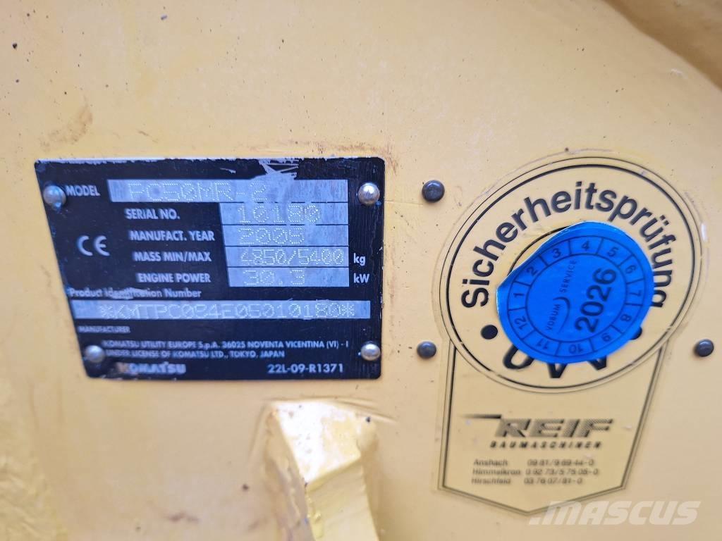 Komatsu PC 55 MR-2 小型挖土機/掘鑿機<7t(小型挖掘機)