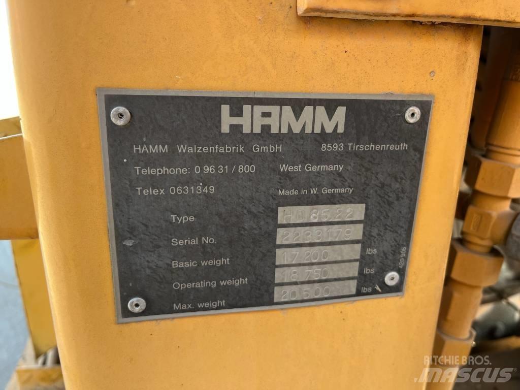 Hamm HD 85 雙輪滾壓機