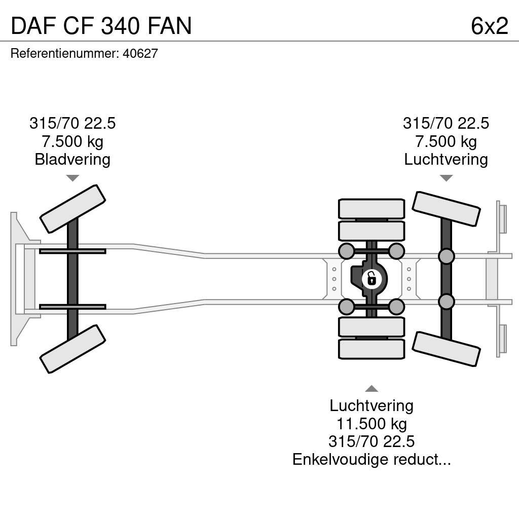 DAF CF 340 FAN 垃圾車