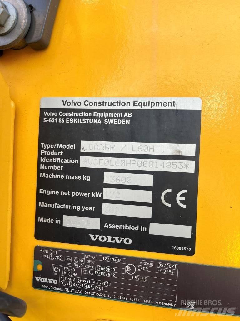 Volvo L60H 輪胎式裝載機