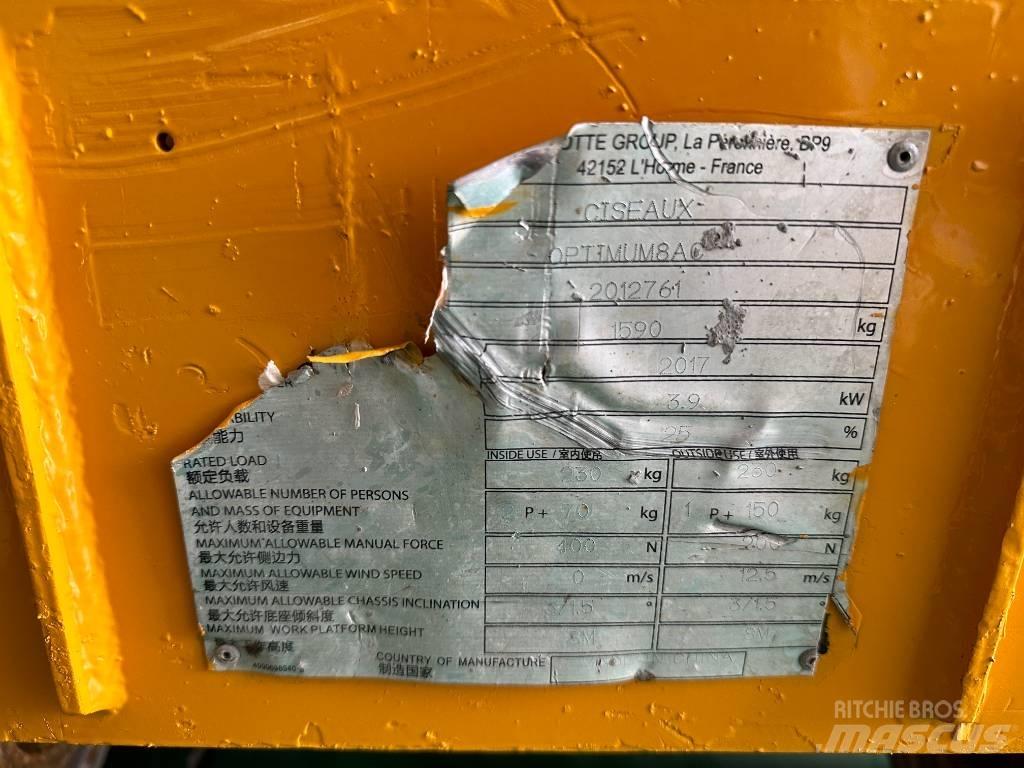 Haulotte OPTIMUM 8 剪式升降機