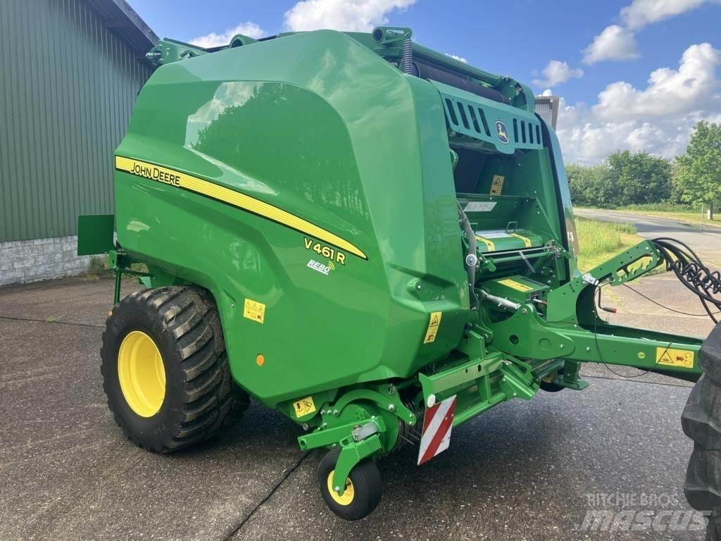 John Deere V461R 圓型牧草打包機