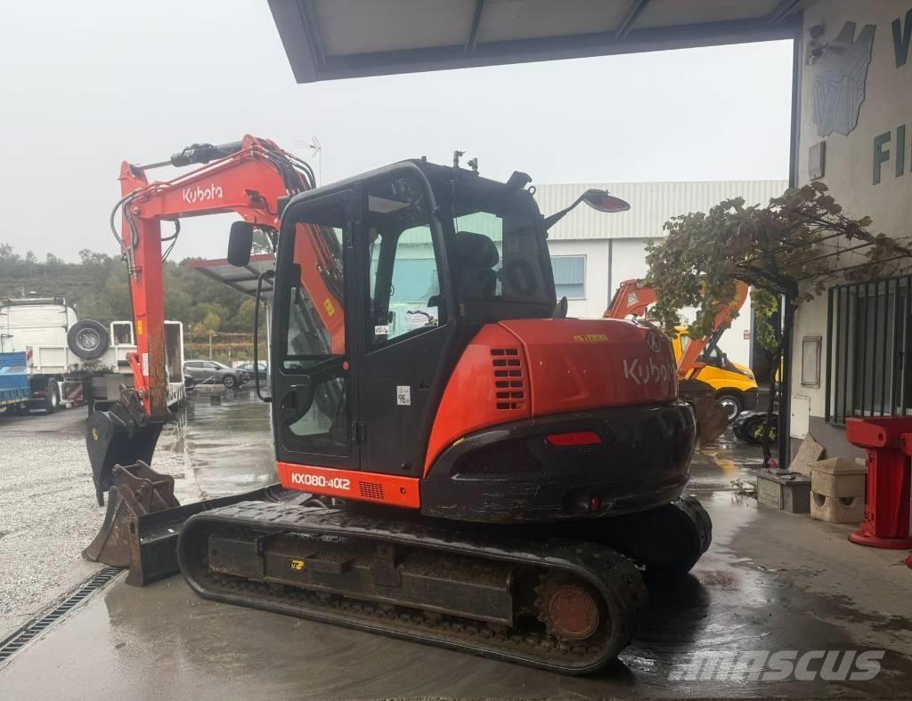 Kubota KX 080 中型挖土機/掘鑿機/挖掘機 7t-12t