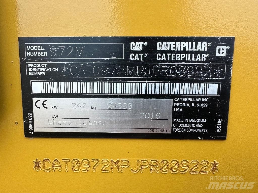 CAT 972 M 輪胎式裝載機