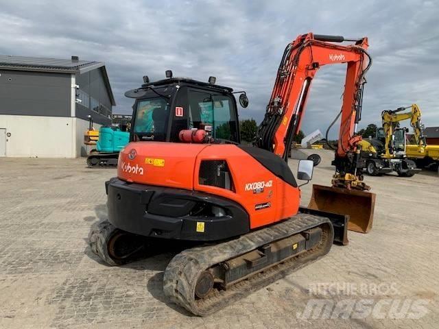 Kubota KX 080-4 中型挖土機/掘鑿機/挖掘機 7t-12t