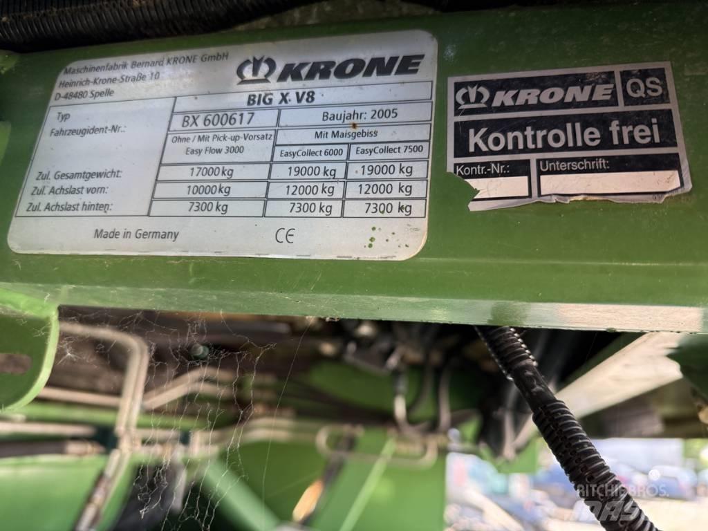Krone Big X V8 自走式飼料採集機