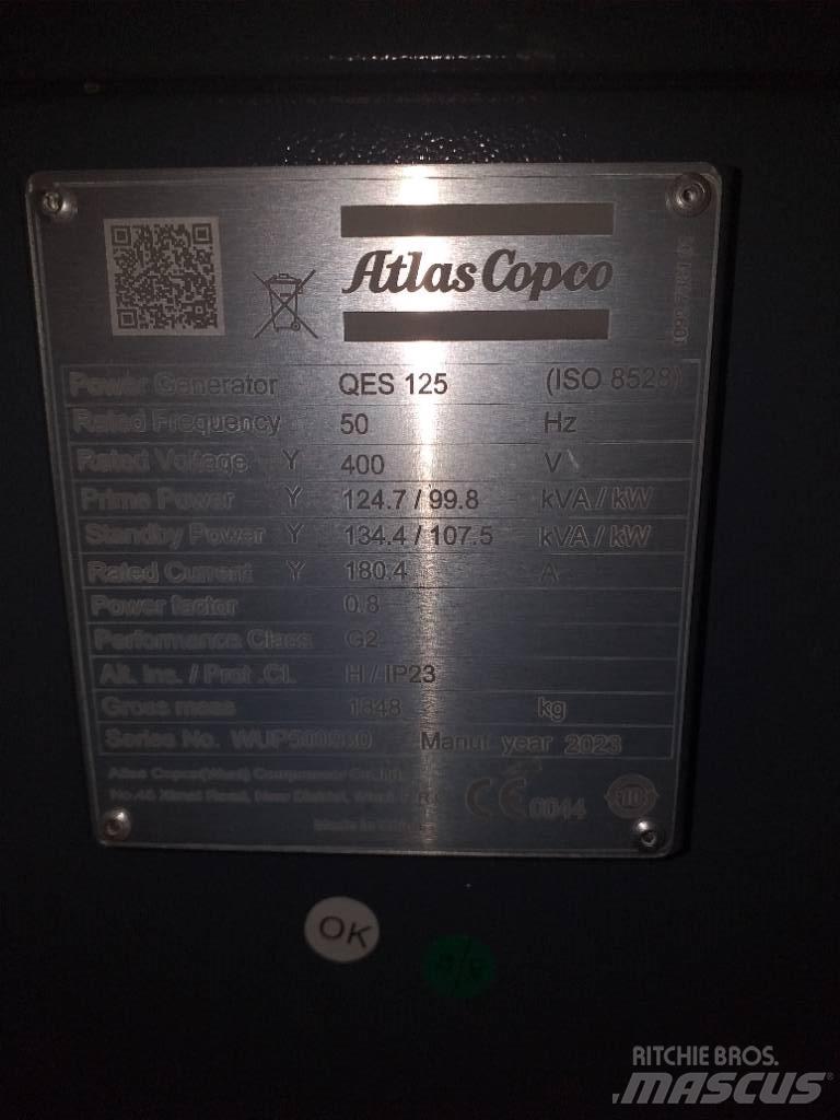 Atlas Copco QES125 柴油發電機