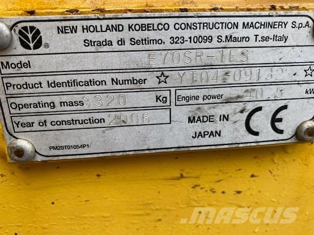New Holland E 70 SR 中型挖土機/掘鑿機/挖掘機 7t-12t