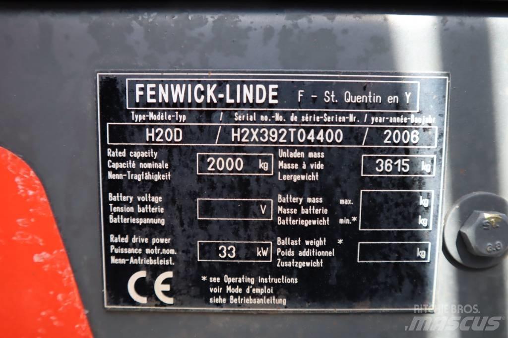Linde H20D 2000 Kg 柴油卡車