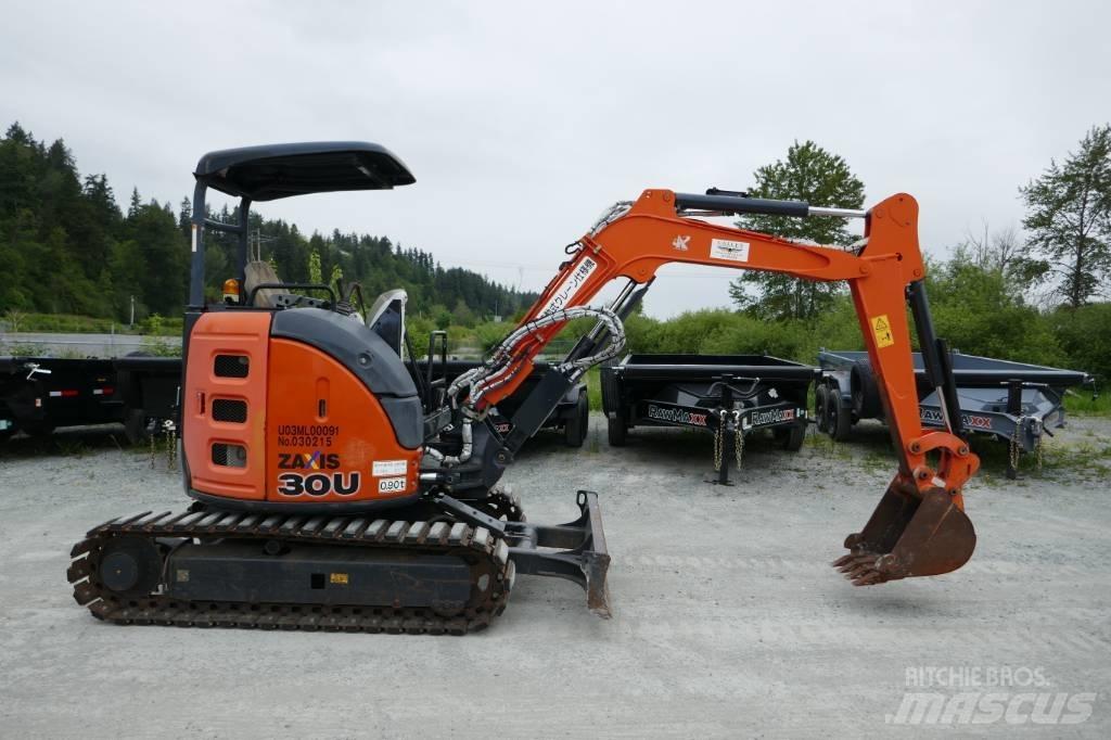 Hitachi ZX 30 U-5 A 小型挖土機/掘鑿機<7t(小型挖掘機)
