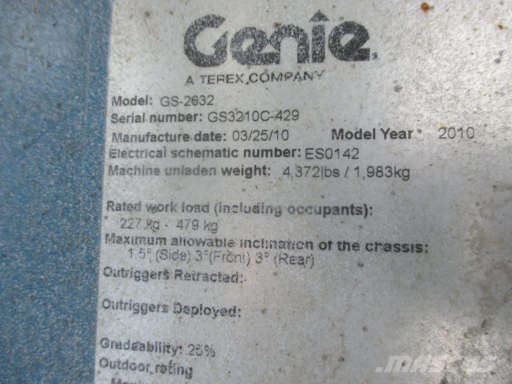 Genie GS 2632 剪式升降機