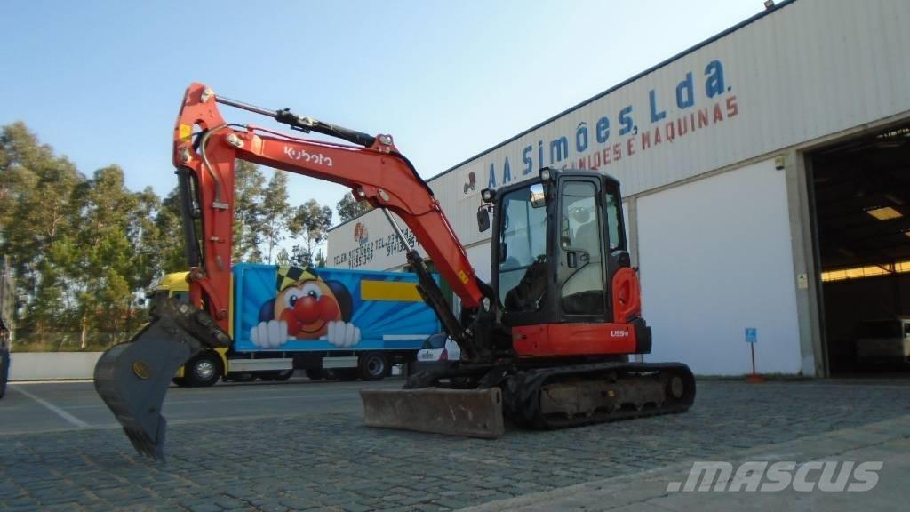 Kubota U 55-4 小型挖土機/掘鑿機<7t(小型挖掘機)
