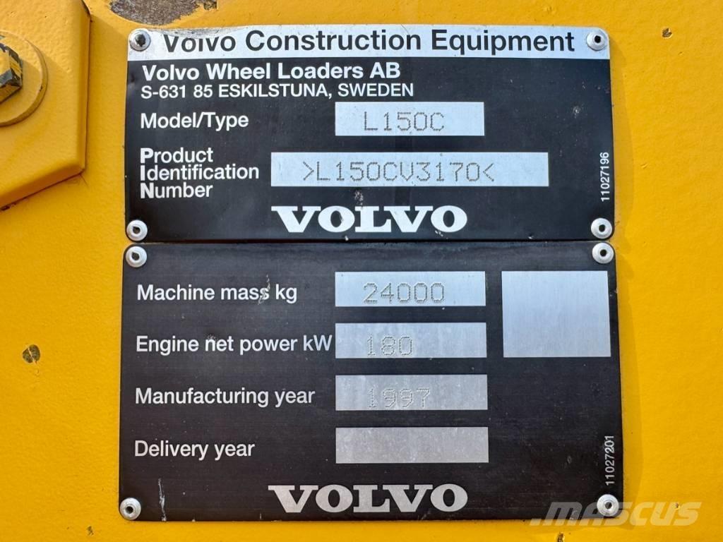 Volvo L 150 C 輪胎式裝載機