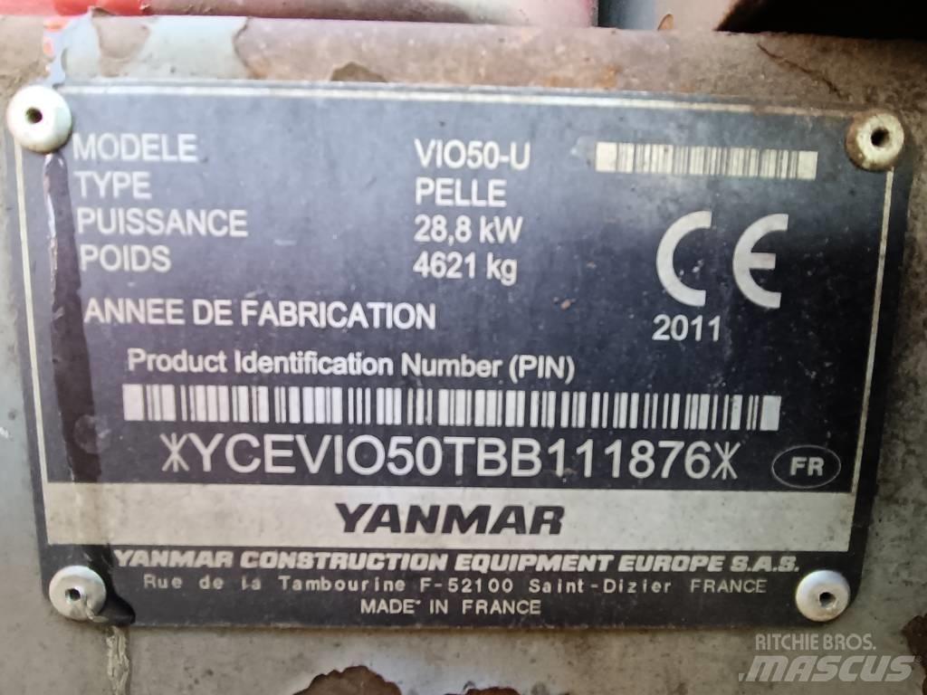 Yanmar Vio 50 小型挖土機/掘鑿機<7t(小型挖掘機)
