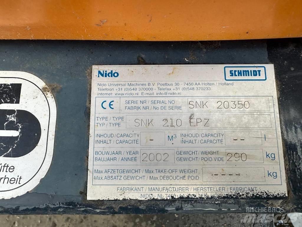 Nido SNK 210 EPZ 刮雪板和犁
