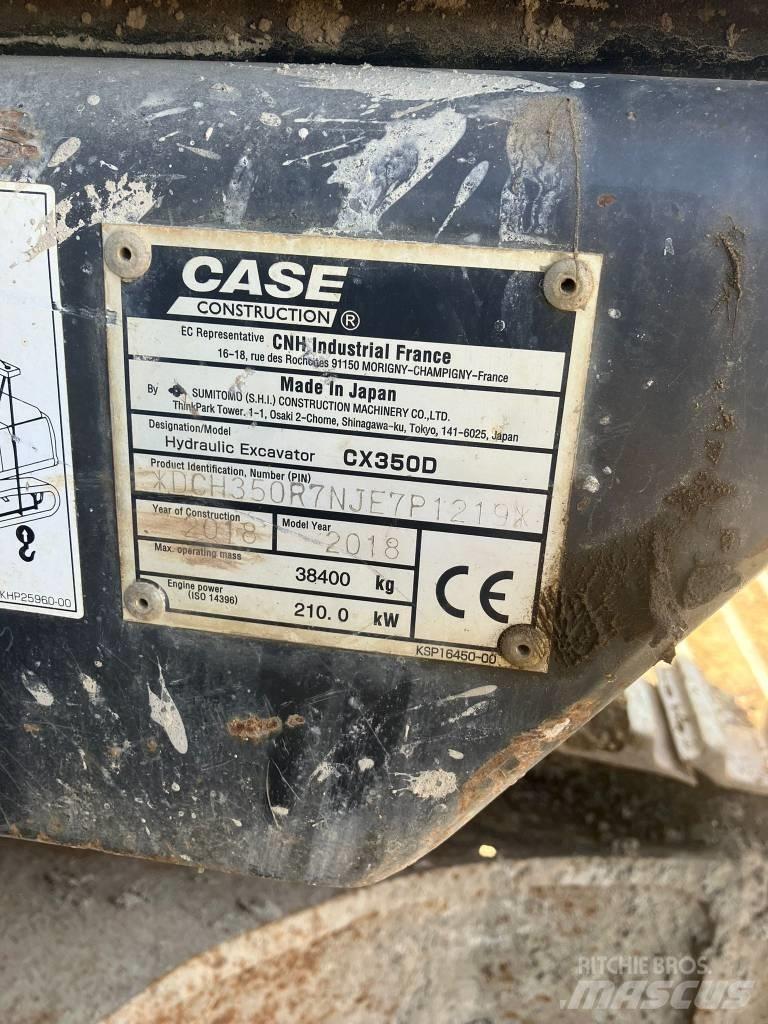 CASE CX 350 D 履帶式 挖土機/掘鑿機/挖掘機