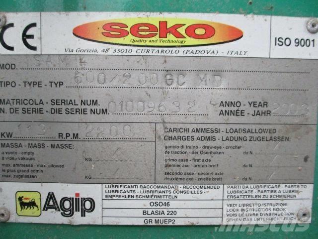 Seko 600/200GC MD 碎木機