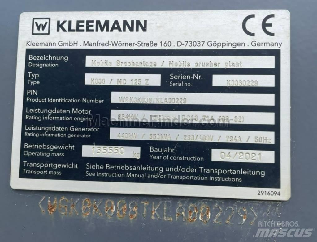 Kleemann MC125Z 移動式壓碎機