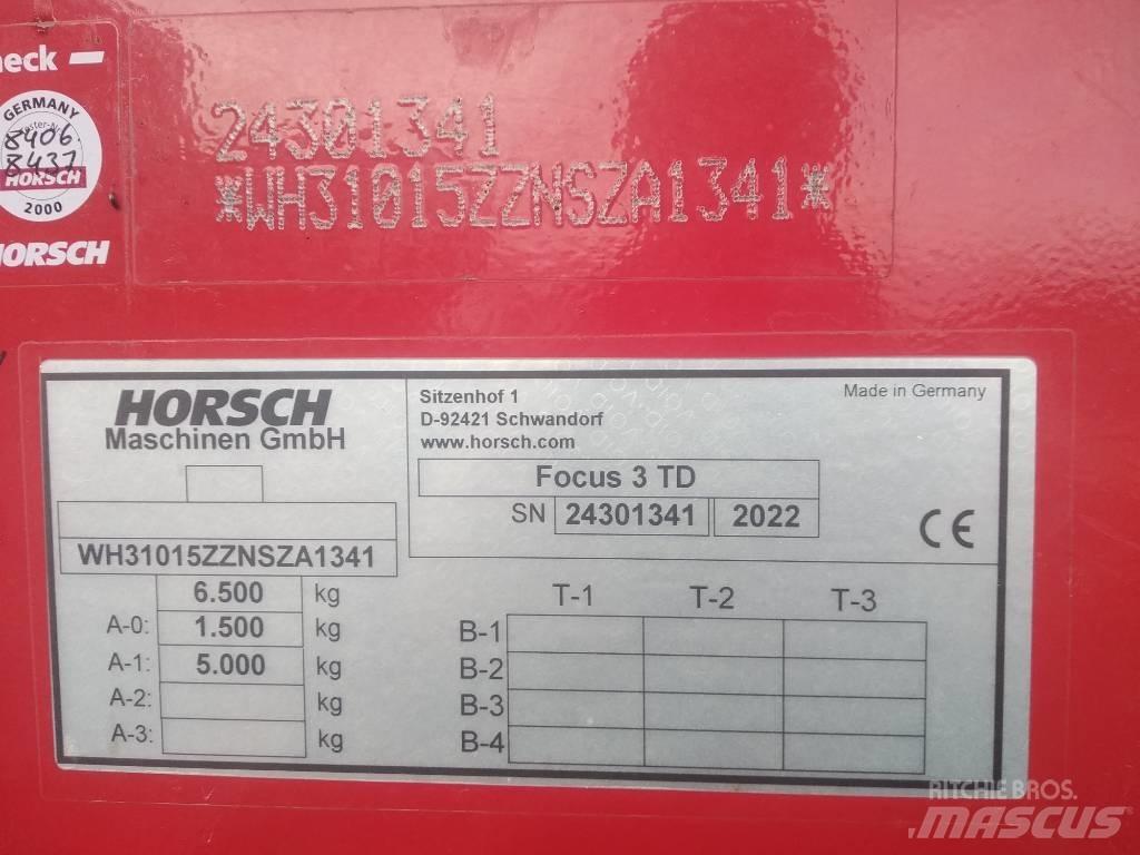Horsch Focus 3 TD 鑽頭