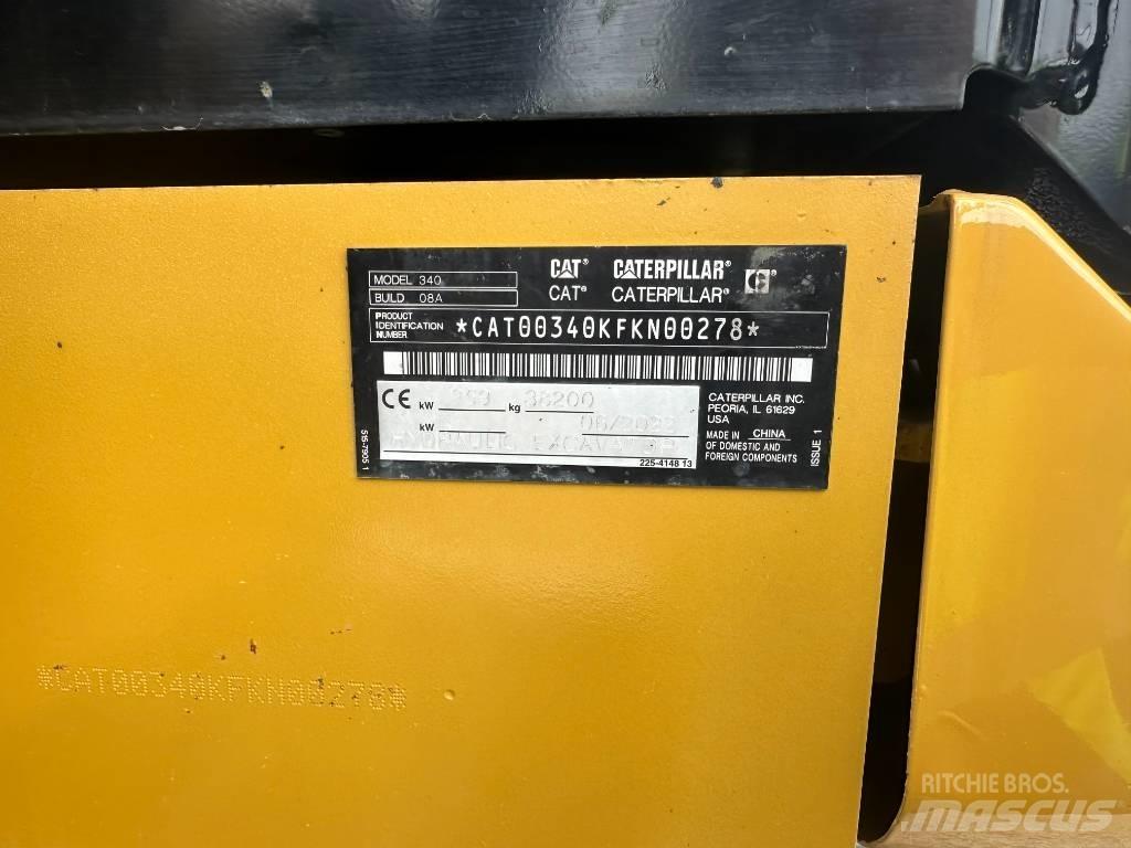 CAT 340 履帶式 挖土機/掘鑿機/挖掘機