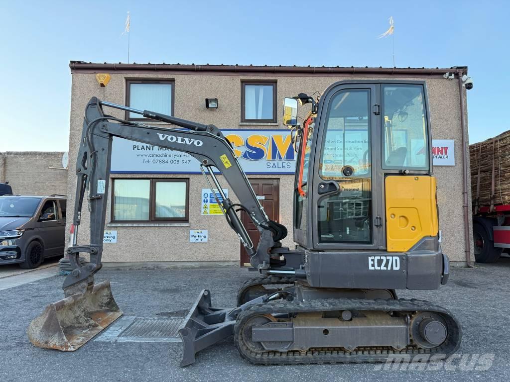 Volvo EC 27 D 小型挖土機/掘鑿機<7t(小型挖掘機)