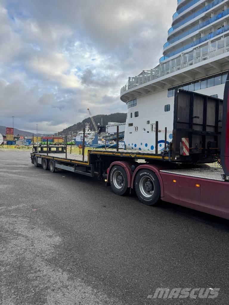 Broshuis jumbo 平台/側卸半拖車