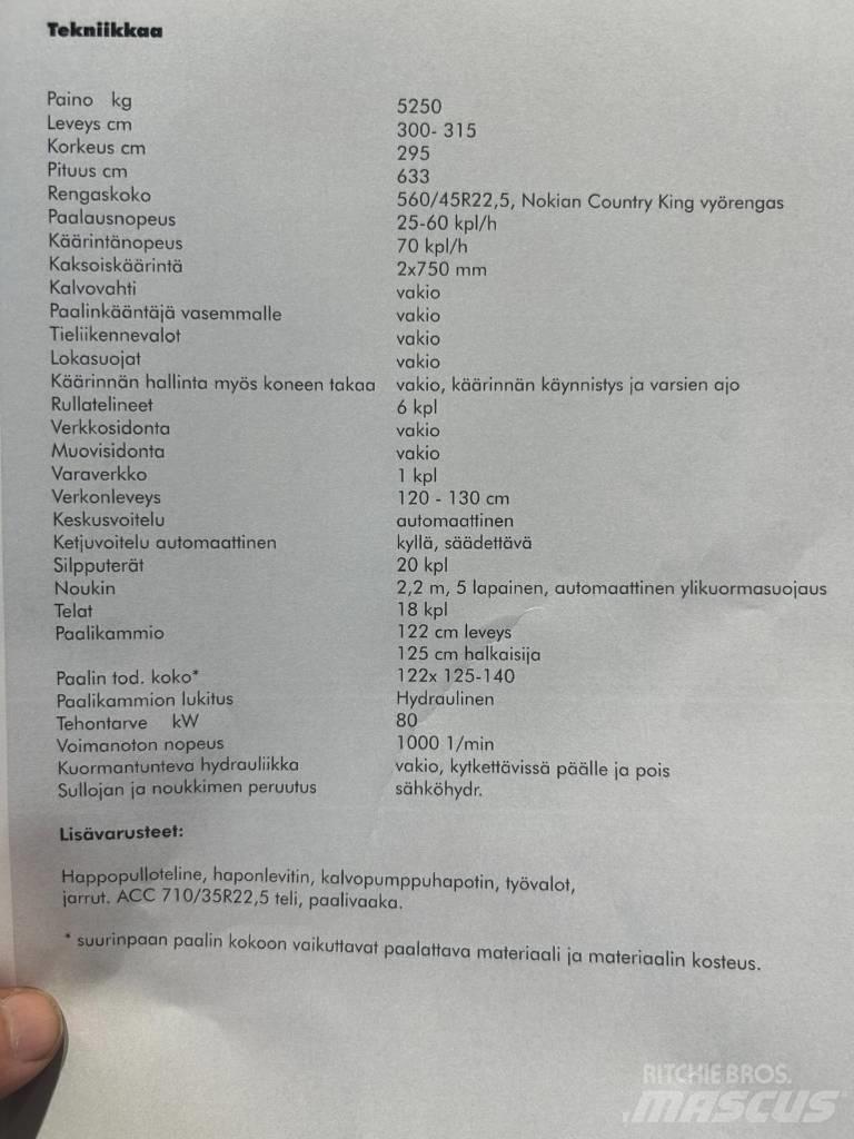 Agronic ACC Pulse M 圓型牧草打包機
