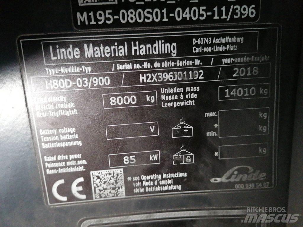 Linde H80D-03/900 柴油卡車