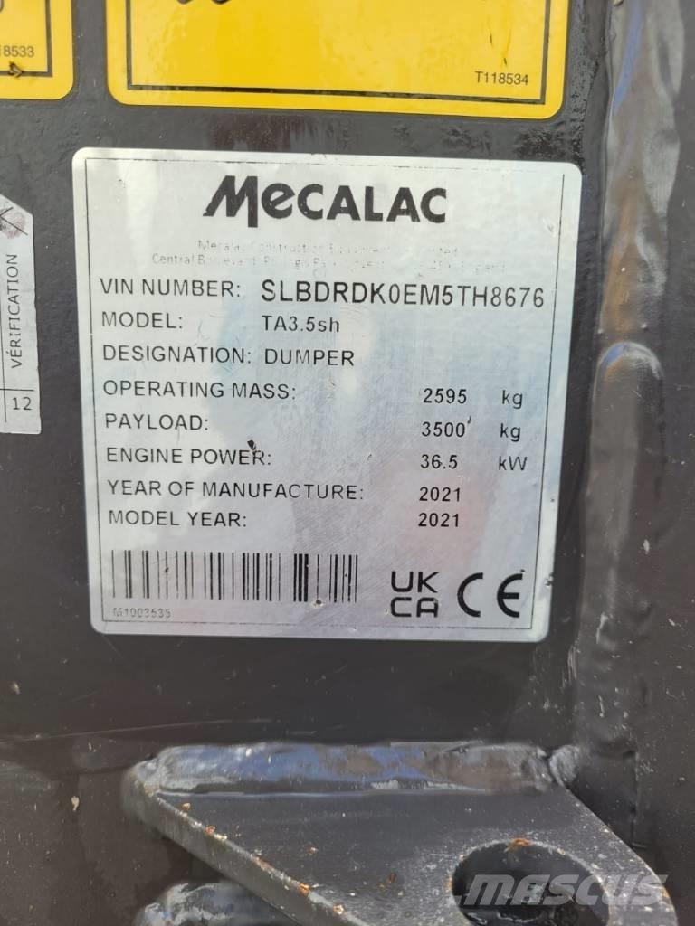 Mecalac TA 3.5 側卸礦車