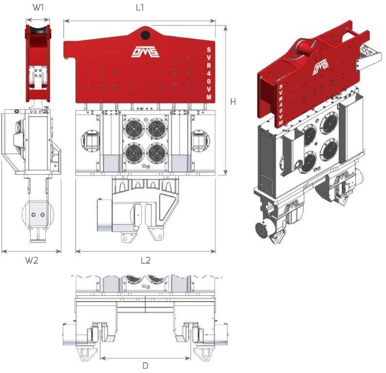  SVR 40VM 振動打樁機