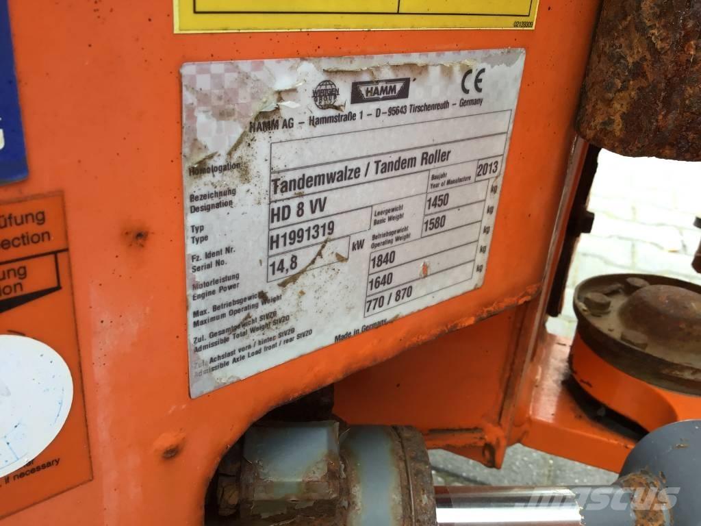 Hamm HD 8 VV 雙輪滾壓機