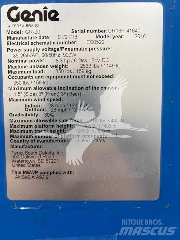 Genie GR20 垂直升降工作台