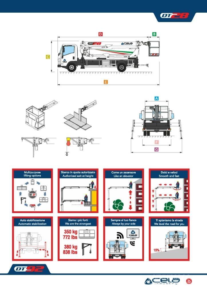 Cela DT 28 卡車裝載高空作業車