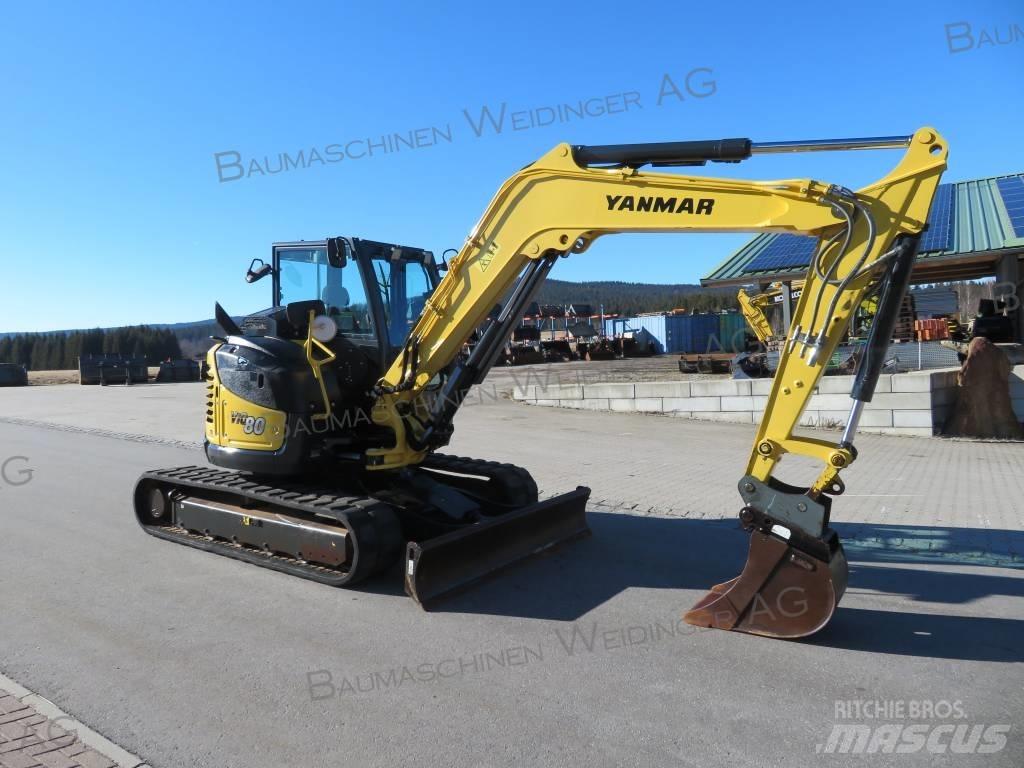Yanmar Vio 80 中型挖土機/掘鑿機/挖掘機 7t-12t