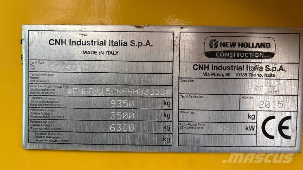 New Holland B 115 C 反鏟裝載機