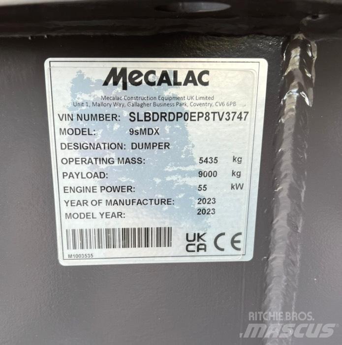 Mecalac 9smdx 鉸接式起吊車