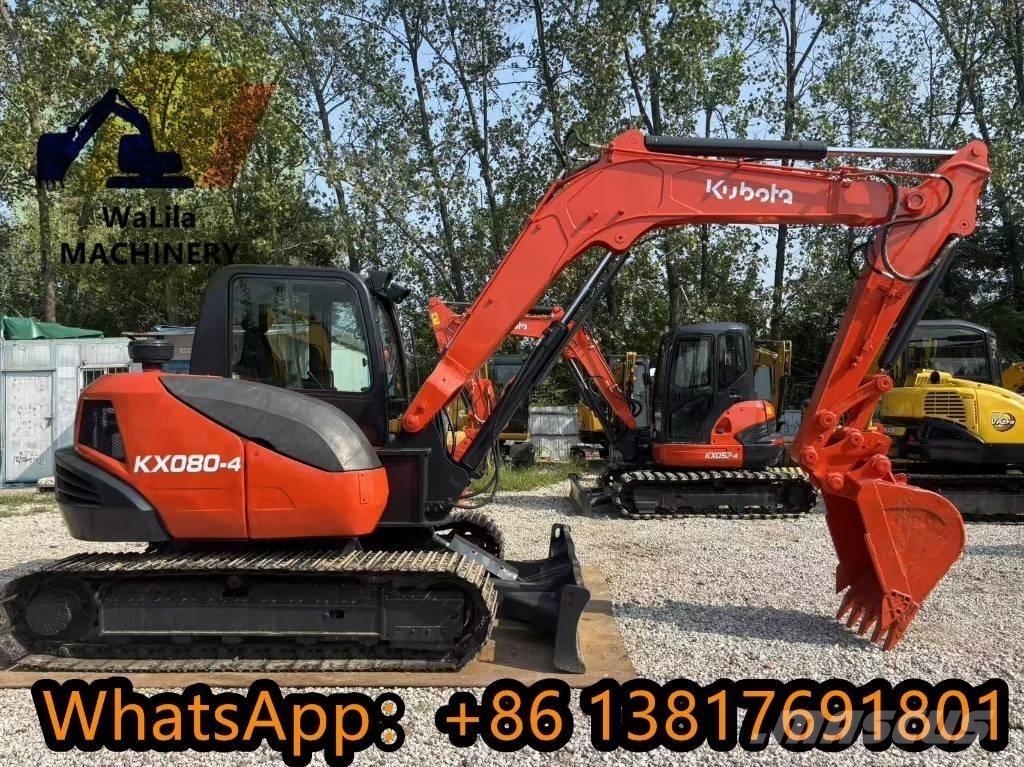 Kubota KX 080-4 小型挖土機/掘鑿機<7t(小型挖掘機)