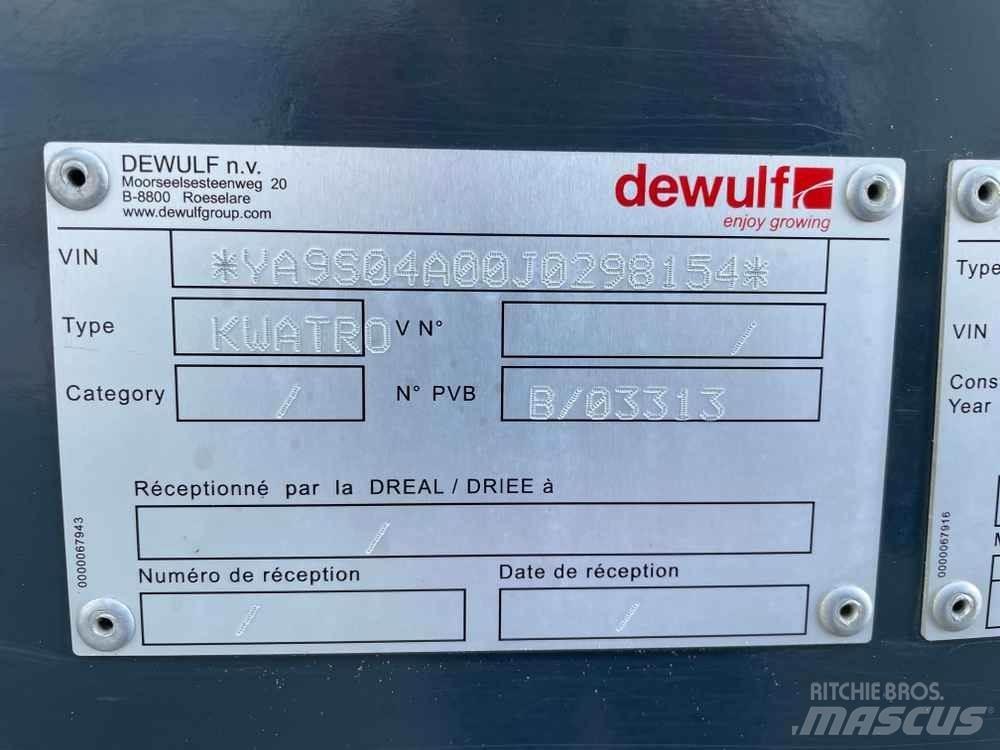 Dewulf KWATRO 其他農業機械
