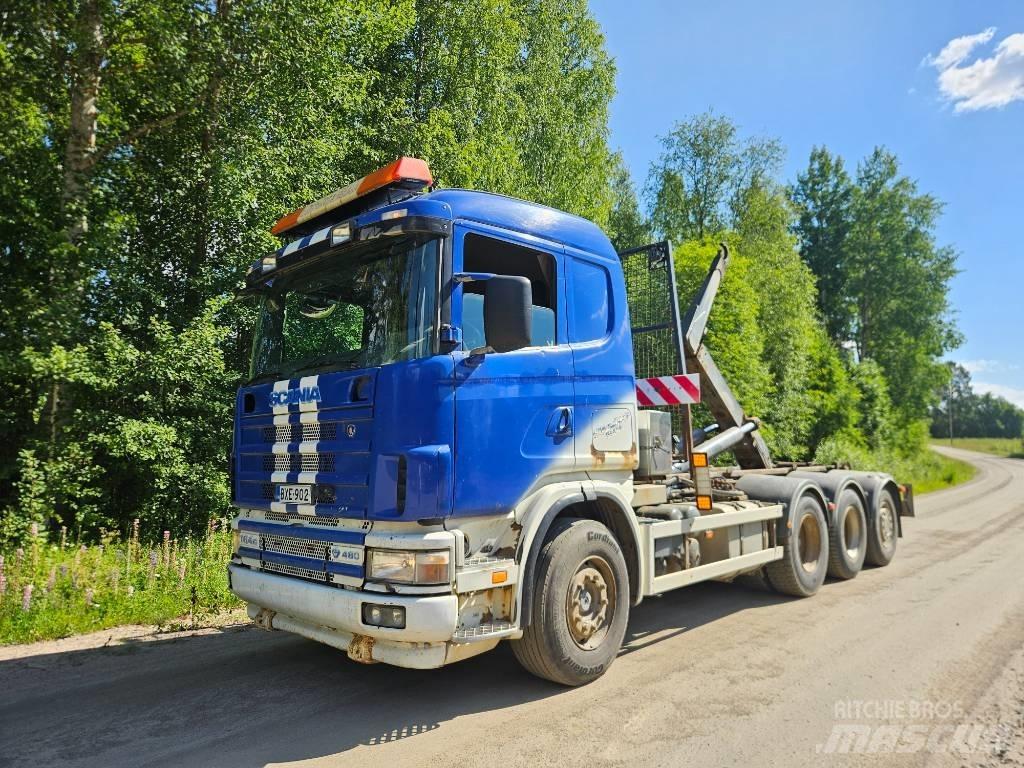 Scania 164 G 480 吊鉤式起重車