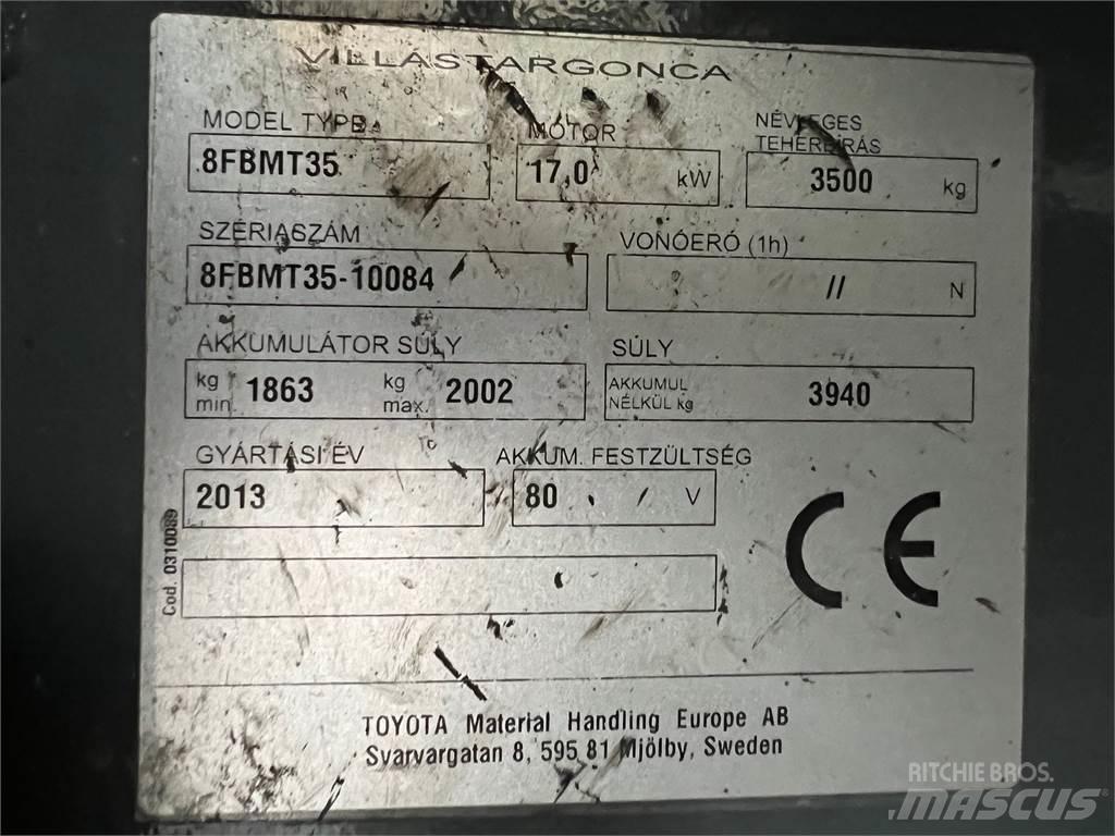 Toyota 8FBMT35 電動堆高機