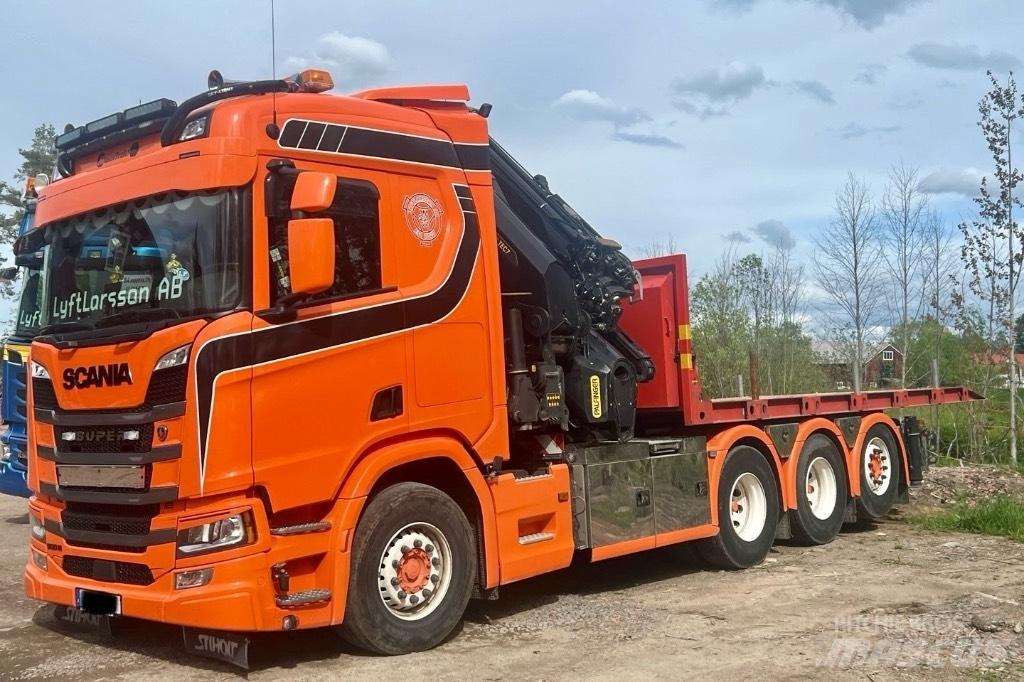 Scania R 500 起重機卡車