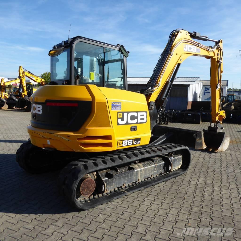JCB 86C-2 Mono 中型挖土機/掘鑿機/挖掘機 7t-12t