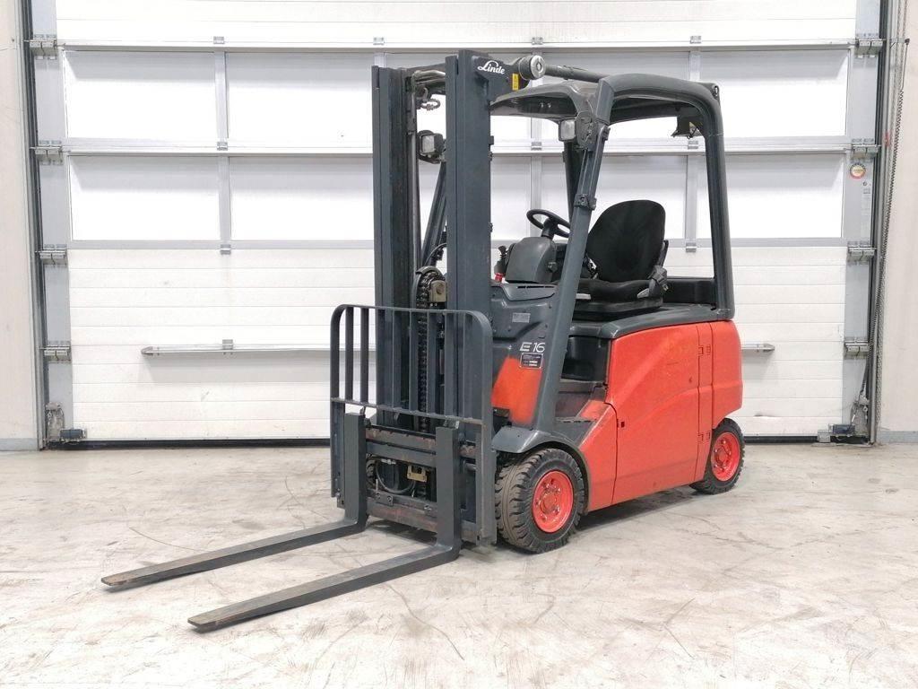 Linde E16PH-01 電動堆高機