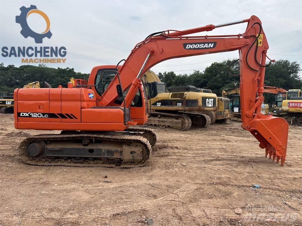 Doosan DX 120 中型挖土機/掘鑿機/挖掘機 7t-12t